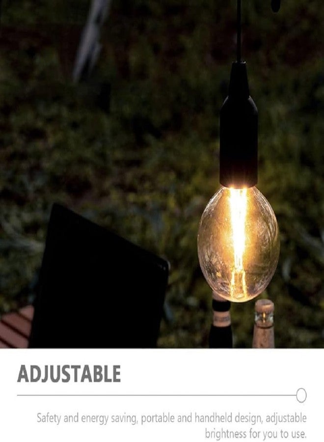KSBOY Unbreakable Hanging Clip Hook Bulb Emergency Lamp Light Dynamic Decorative Rechargeable Bulb Hanging Tent Light Bulb 3 Lighting Modes Tent Lamp for Camping - Image 5